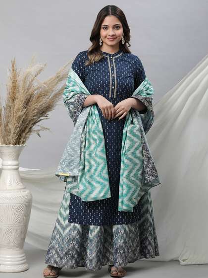 AURELIA Chevron Printed Dupatta
