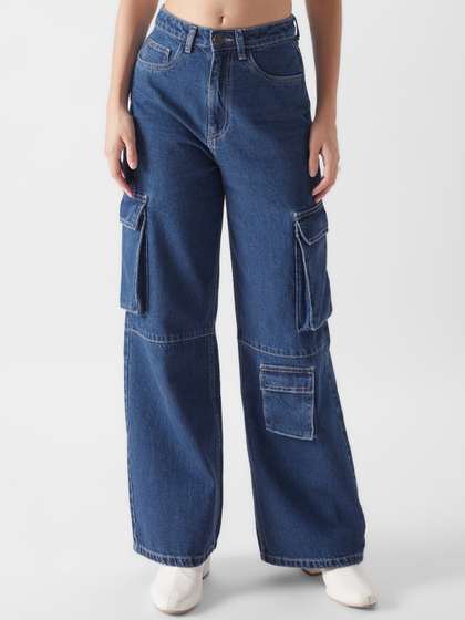 The Souled Store Women Blue Mid-Rise Straight Fit Light Fade Stretchable Jeans