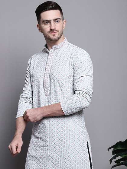 Jompers Embroidered Pure Cotton Kurta