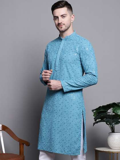 Jompers Geometric
                        Embroidered Thread Work Sequinned Republic Day
                        Republic Day Kurta
