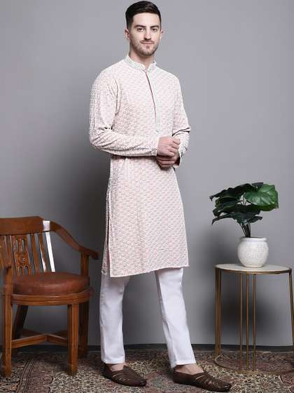 Jompers Embroidered Pure Cotton Kurta