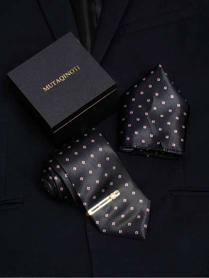 MUTAQINOTI Men Printed
                    Accessory Gift Set