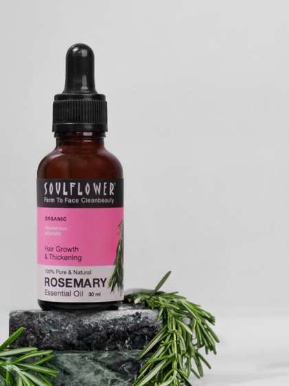 Soulflower Rosemary
                    Essential Oil For Hair Growth and Hair Fall 30ml