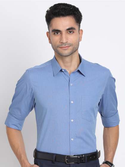 Turtle Modern Slim
                        Fit Spread Collar Cotton Formal Shirt