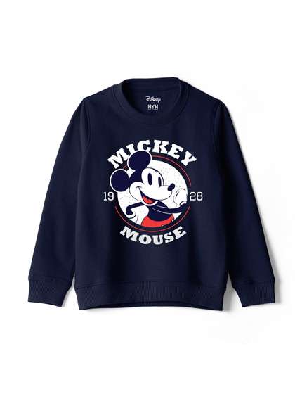 Wear Your Mind Boys
                      Printed Mickey Mouse Pure Cotton Sweatshirt