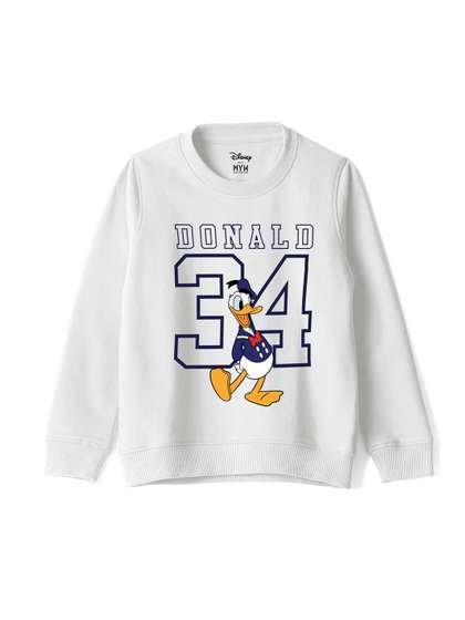 Wear Your Mind Boys
                      Printed Donald Duck Pure Cotton Sweatshirt