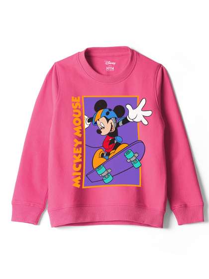 Wear Your Mind Boys
                    Mickey Mouse Printed Long Sleeves Pure Cotton
                    Sweatshirt