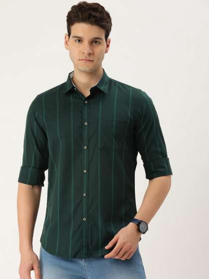 Price History of Peter England Slim Fit Opaque Casual Shirt from Myntra 111 11716236
