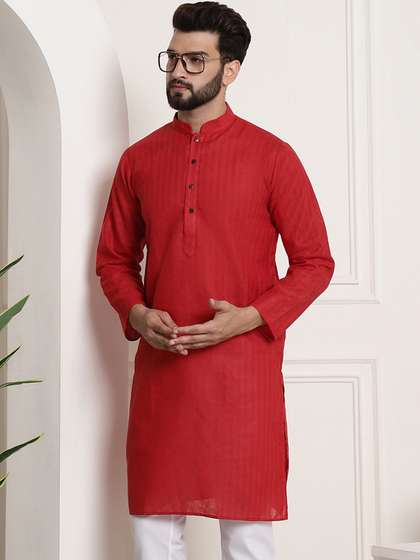 SOJANYA Checked Straight Kurta