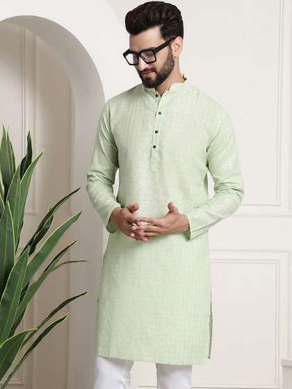 SOJANYA Checked Straight Kurta