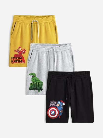 x2o Boys Pack of 3
                    Avengers Outdoor Shorts