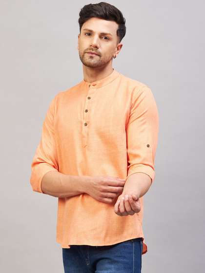 VASTRAMAY Cotton Straight Kurta