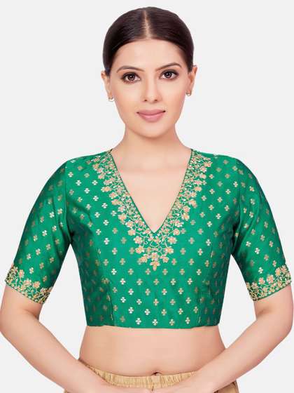 Studio Shringaar Embroidered Saree Blouse