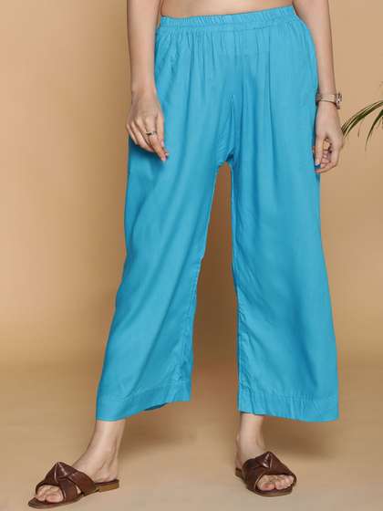 LetsDressUp Women Chambray Palazzos