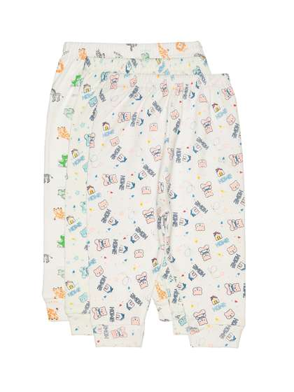 Bodycare Infants Pack Of
                    3 Printed Cotton Joggers