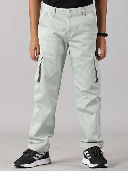 KiddoPanti Boys Mid Rise
                    Pure Cotton Cargos