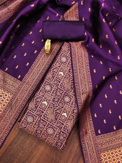 KALINI Unstitched Dress Material