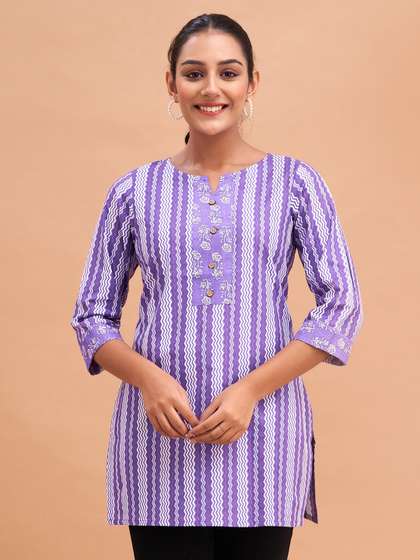 FERANOID Pure Cotton Straight Kurti