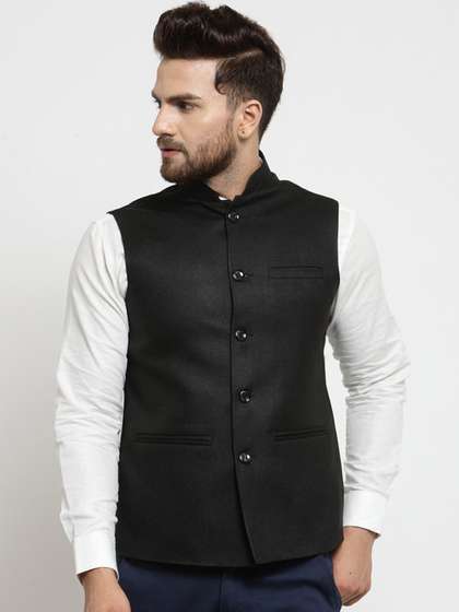 TREEMODA Mandarin Collar Nehru Jackets