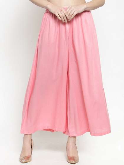 Sera Mid-Rise Flared Palazzos