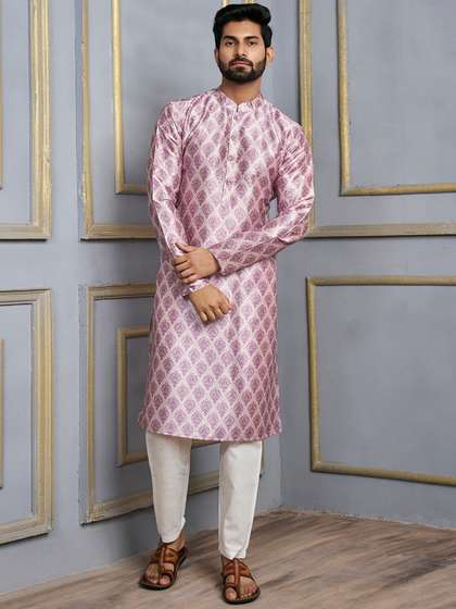 Inddus Ethnic Printed Straight Kurta