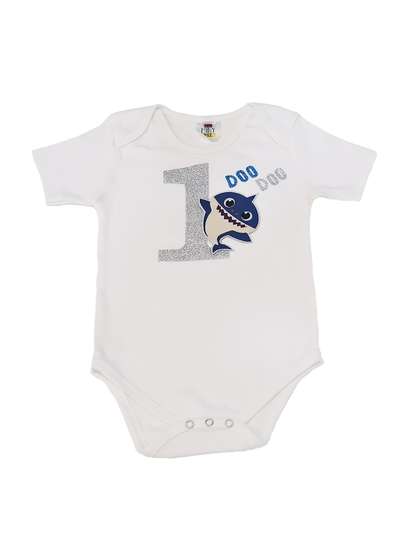 TINY MINY ME Infant Boys
                    Typography Printed Cotton Bodysuit