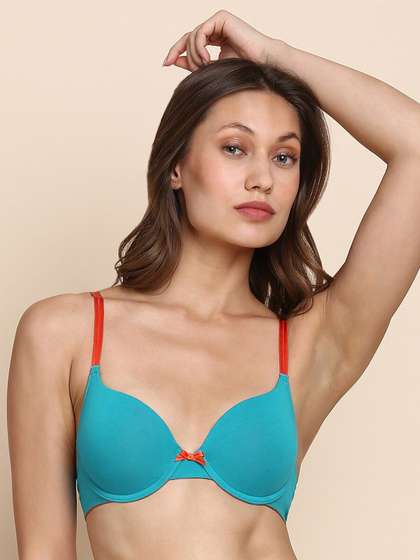 Van Heusen Medium
                        Coverage Underwired Lightly Padded Push-Up
                        Cotton Bra Moisture Wicking
