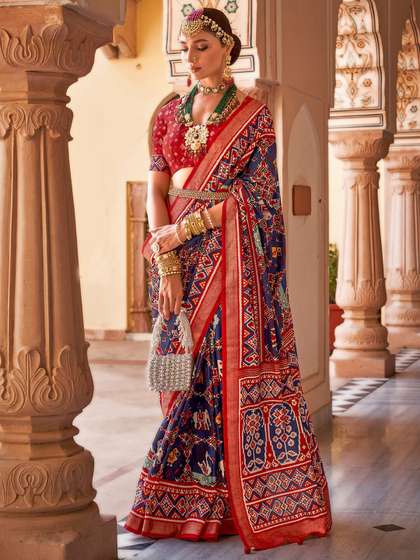 Anouk Ethnic Design Patola Saree