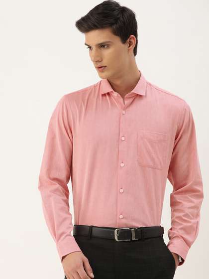 Peter England Men
                        Slim Fit Opaque Self Design Formal Shirt