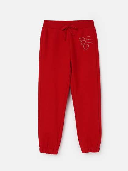 United Colors of Benetton Girls Mid Rise Cotton Joggers