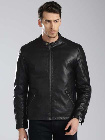 levis men black solid tailored jacket