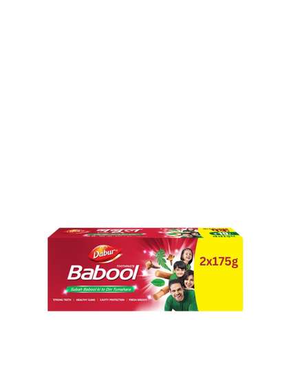 Save ₹14, Get 10% Off Dabur Babool Ayurvedic Toothpaste (175g x 2) - ₹121 Only
