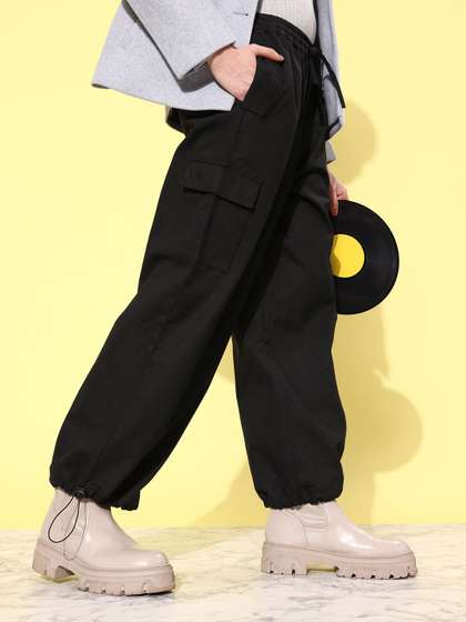 Mast & Harbour Women Pure Cotton Cargos