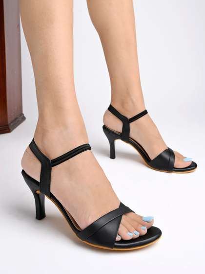 Stylestry Open Toe
                        Slim Heels With Backstrap