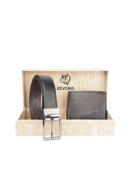 ZEVORA Men Leather
                    Accessory Gift Set