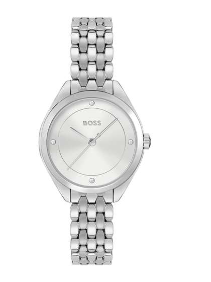 BOSS Mae Women
                          Brass Dial & Stainless Steel Bracelet
                          Style Straps Analogue Watch 1502722