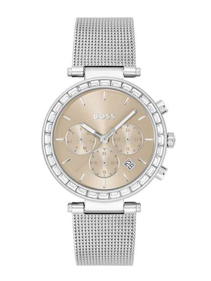 BOSS Women
                        Embellished Dial & Bracelet Style Straps
                        Multifunction Analogue Watch 1502693