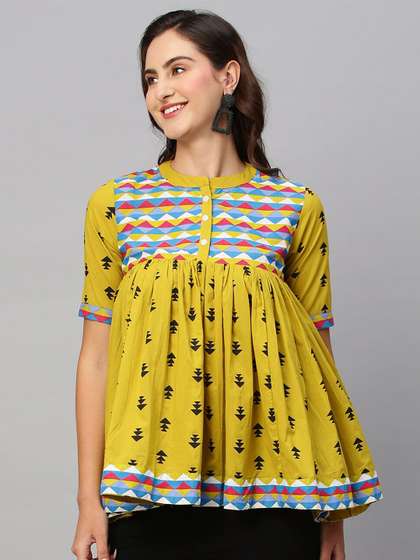 Sangria Printed Pure Cotton Kurti