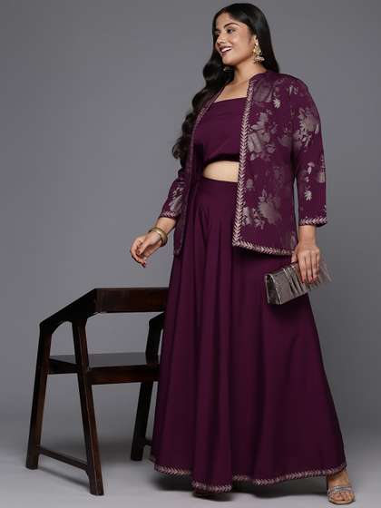 A PLUS BY AHALYAA Plus Size Ethnic Co-ords