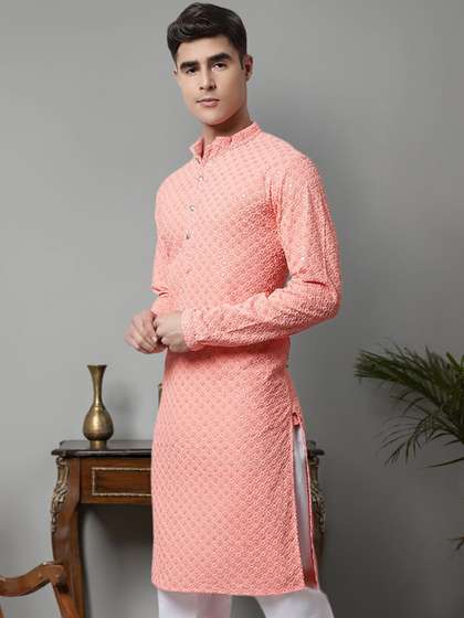 Jompers Cotton Chikankari Kurta