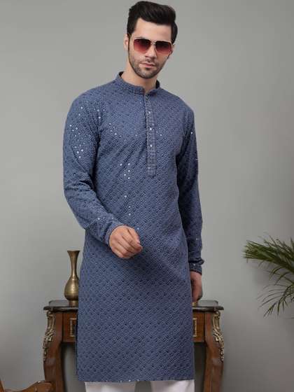 Jompers Embroidered Straight Kurta
