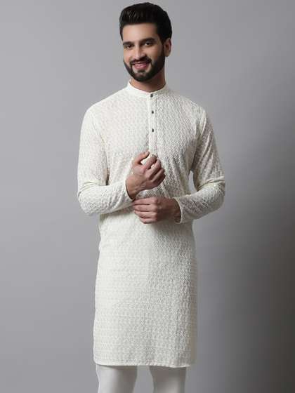 Jompers Geometric Thread Work Kurta