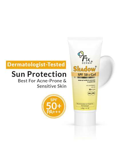 FIXDERMA Shadow SPF
                      50+ UVA & UVB Protection Gel Sunscreen - 40 g