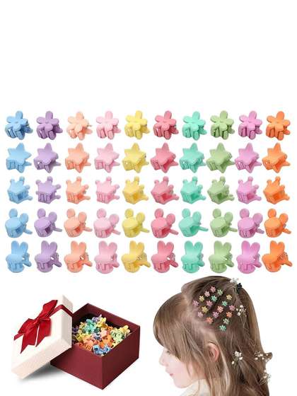 LYTIX Girls Set Of 20
                    Assorted Designs Mini Claw Clips