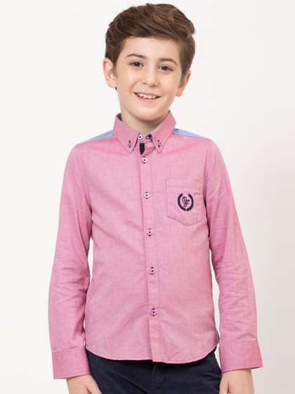 One Friday Boys Relaxed
                    Semi Sheer Cotton Party Shirt
