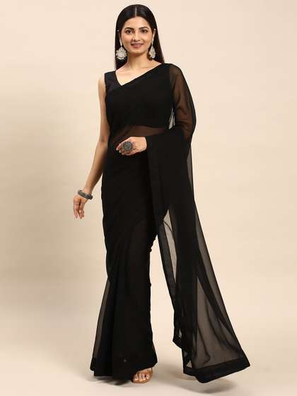 kasee Poly Georgette Saree
