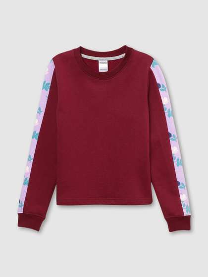 mackly Girls Pure Cotton
                    Pullover Sweatshirt