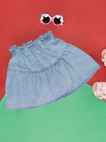 Pantaloons Junior Girls Cotton Flared Skirts