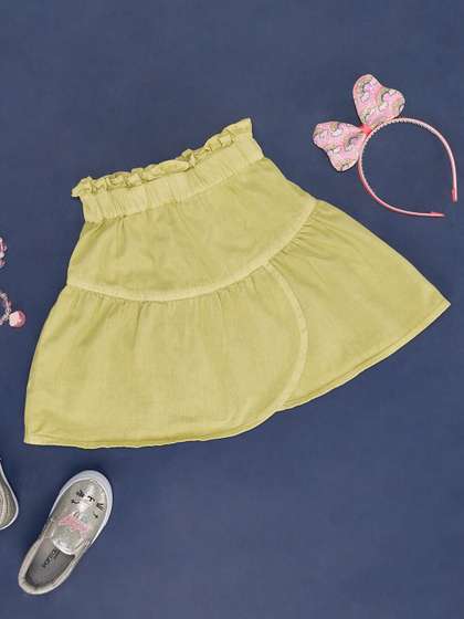 Pantaloons Junior Girls Cotton Flared Skirts