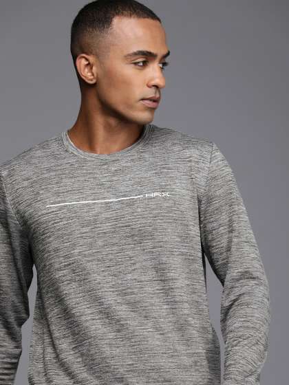 Price History of HRX by Hrithik Roshan Men Self Design Sweatshirt
